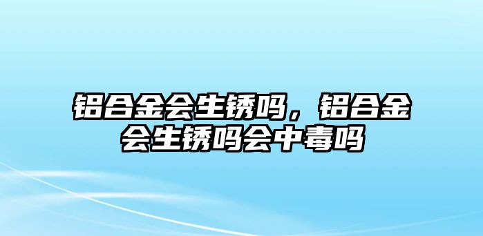 鋁合金會生銹嗎，鋁合金會生銹嗎會中毒嗎