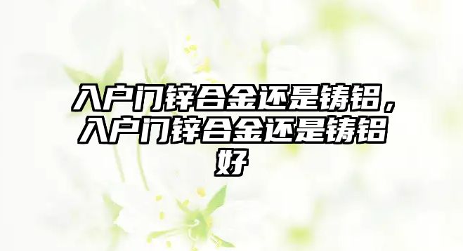 入戶(hù)門(mén)鋅合金還是鑄鋁，入戶(hù)門(mén)鋅合金還是鑄鋁好