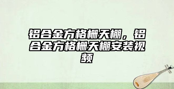 鋁合金方格柵天棚，鋁合金方格柵天棚安裝視頻