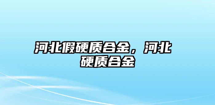 河北假硬質(zhì)合金，河北 硬質(zhì)合金