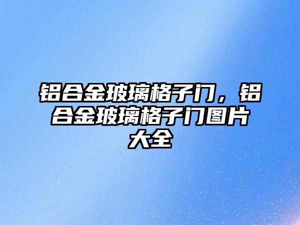 鋁合金玻璃格子門，鋁合金玻璃格子門圖片大全