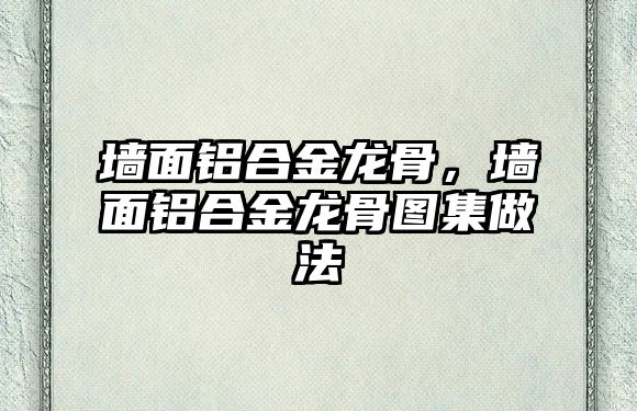 墻面鋁合金龍骨，墻面鋁合金龍骨圖集做法