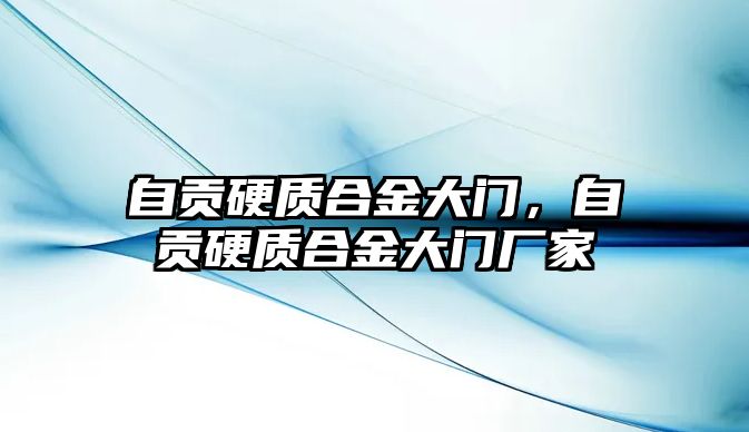 自貢硬質(zhì)合金大門，自貢硬質(zhì)合金大門廠家