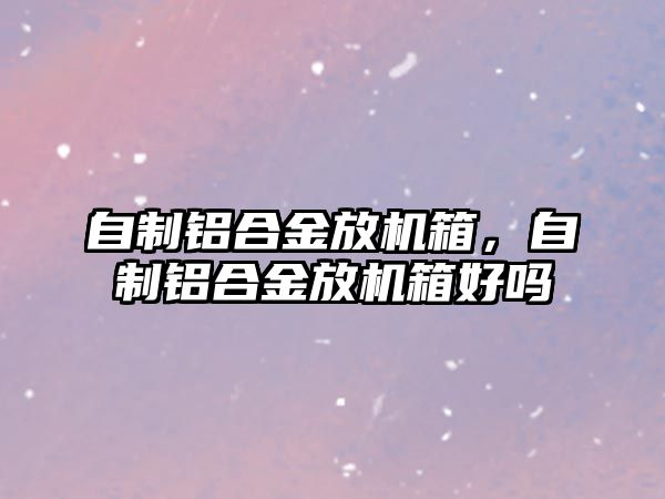 自制鋁合金放機箱，自制鋁合金放機箱好嗎